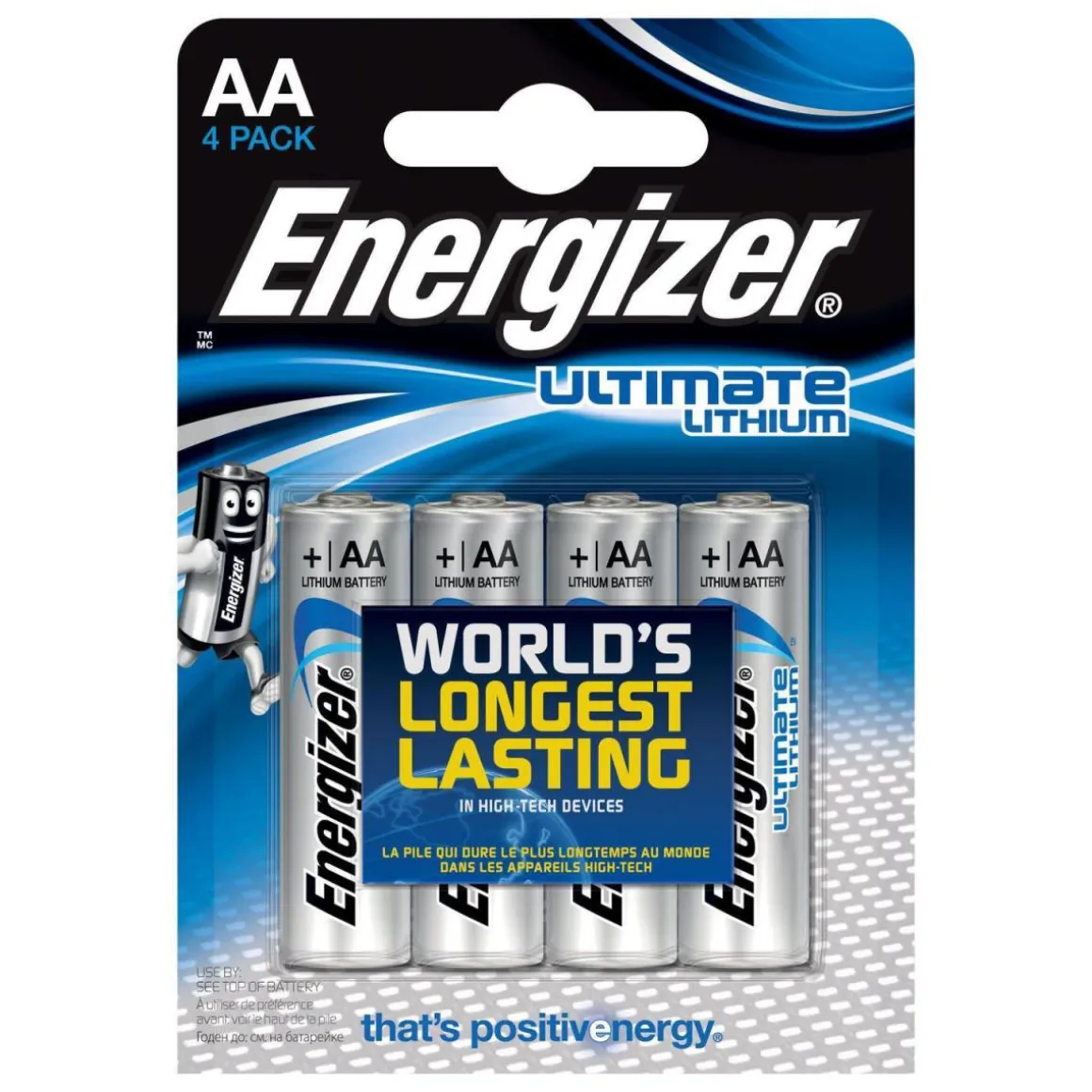 AA-Batterien Ultimate Lithium 4 Stück