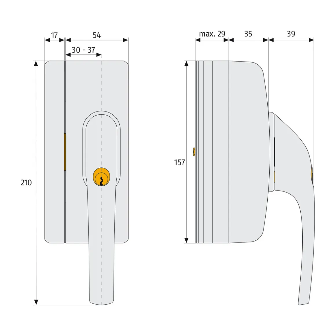 Abus Fenstersicherung FO400N W