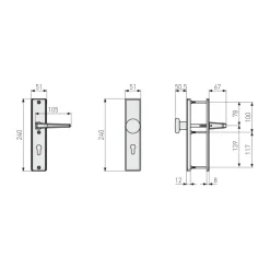 Abus Schutzbeschlag SB500