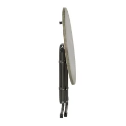 acamp Tisch Piazza Durchmesser 80 cm klappbar anthrazit/cemento