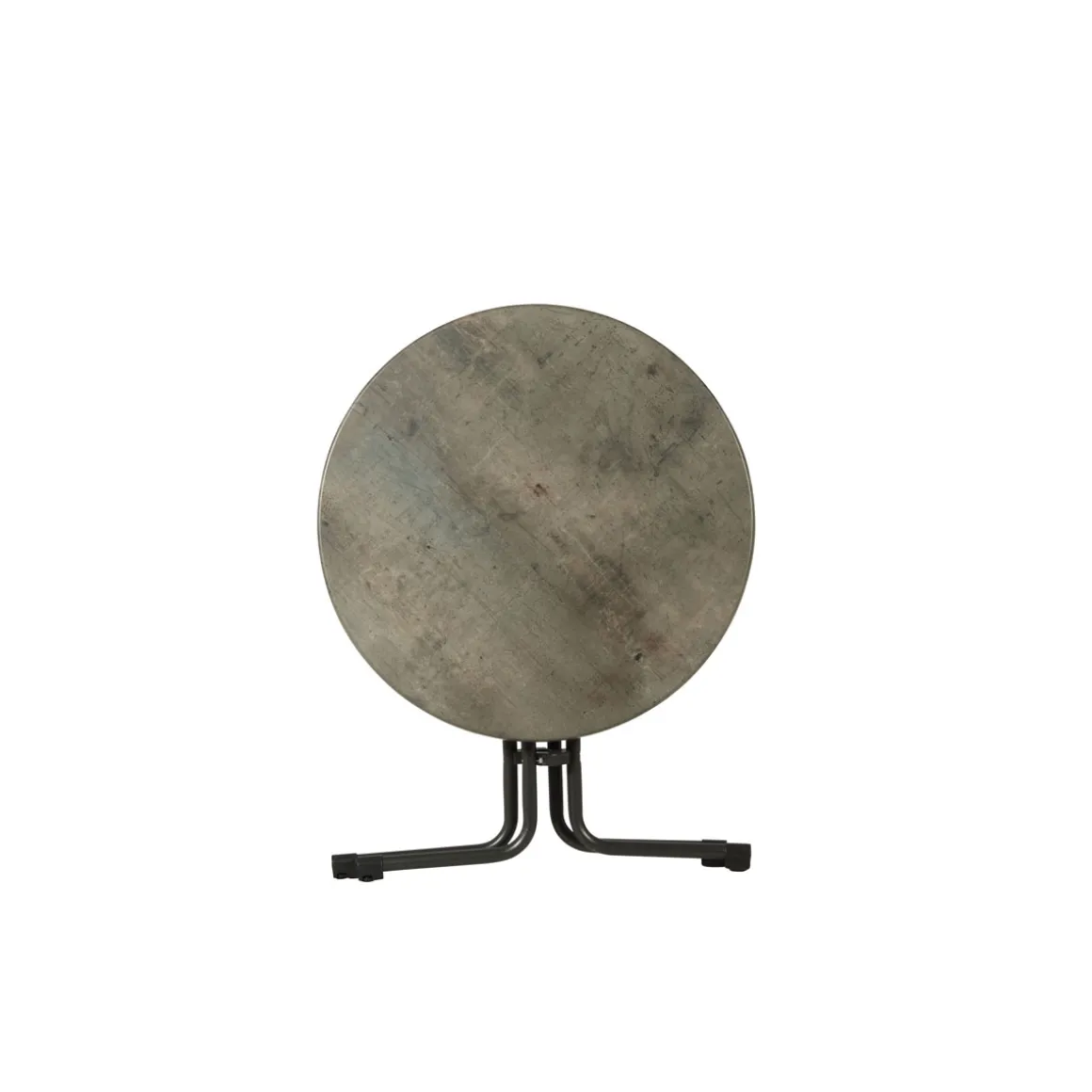 acamp Tisch Piazza Durchmesser 80 cm klappbar anthrazit/cemento