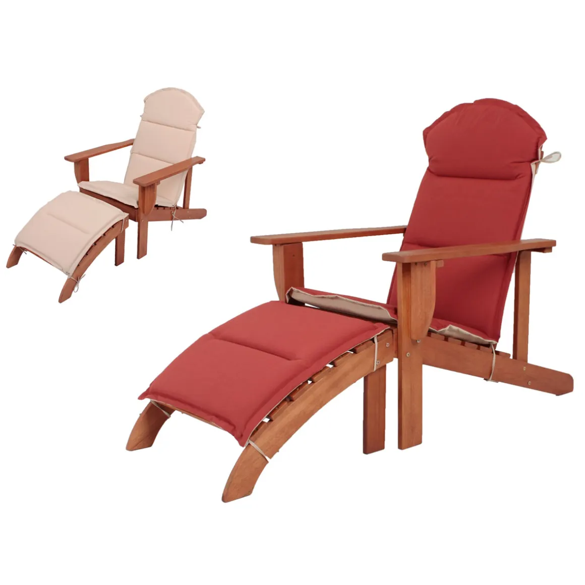 Adirondack Chair Harper mit Auflage