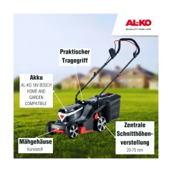 AL-KO Akku-Rasenmäher 3.22 Li Easy