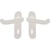 Alpertec Kurzschildgarnitur Nylon BB weiß