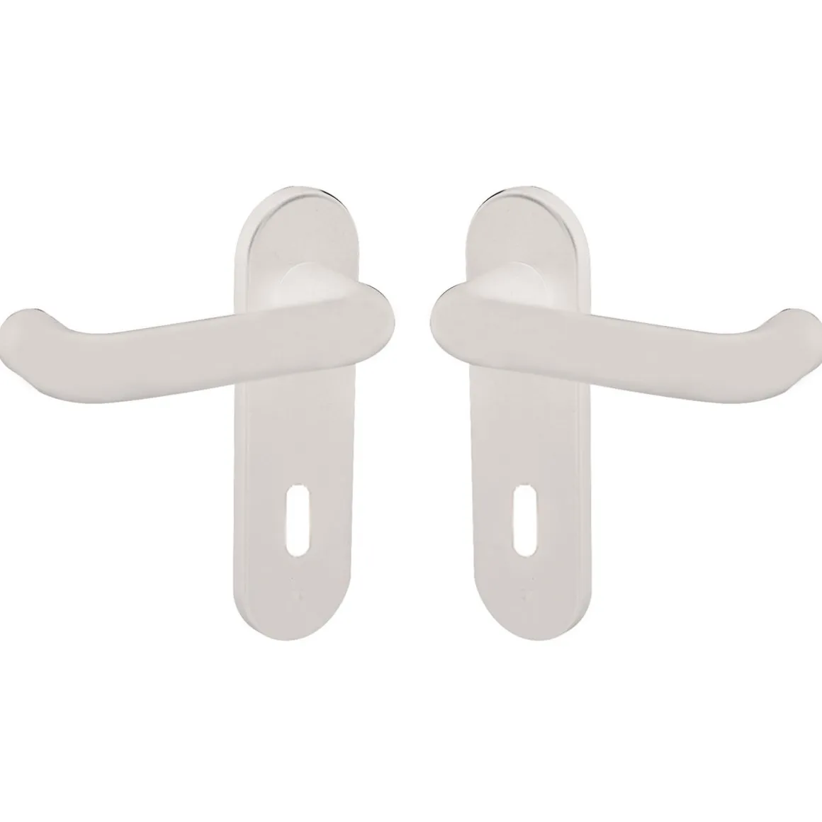 Alpertec Kurzschildgarnitur Nylon BB weiß