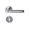 Alpertec Rosettengarnitur Solid 3-R Edelstahl poliert/satiniert BB