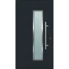 Aluminium Sicherheits-Haustür Ravenna Exklusiv 75 mm anthrazit 100 x 210 cm Anschlag rechts inkl Griffset