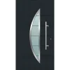 Aluminium Sicherheits-Haustür Sassari Exklusiv 75 mm anthrazit 110 x 210 cm Anschlag rechts inkl Griffset
