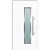 Aluminium Sicherheits-Haustür Ravenna Superior 60 mm weiß 110 x 210 cm Anschlag rechts inkl Griffset