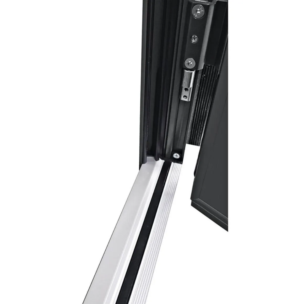 Aluminium Sicherheits-Haustür Bari Superior 60 mm anthrazit 110 x 210 cm Anschlag links inkl Griffset