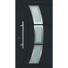 Aluminium Sicherheits-Haustür Venedig Superior 60 mm anthrazit 110 x 210 cm Anschlag rechts inkl Griffset