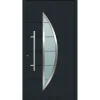 Aluminium Sicherheits-Haustür Sassari Superior 60 mm anthrazit 110 x 210 cm Anschlag links inkl Griffset