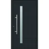 Aluminium Sicherheits-Haustür Palermo Superior 60 mm anthrazit 110 x 210 cm Anschlag links inkl Griffset