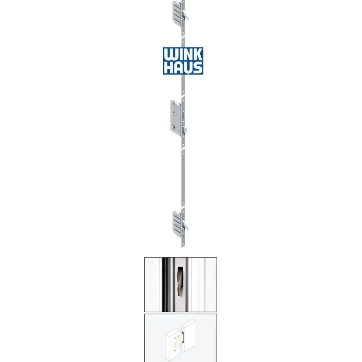 Aluminium-Sicherheitshaustür Rom Superior grau 110 x 210 cm rechts