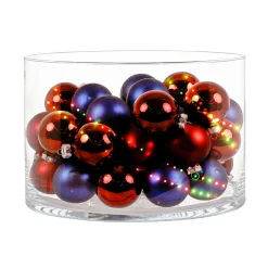 Ambientis Glaskugeln 6 cm braun blau Mix