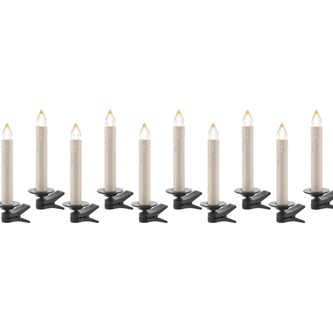 Ambientis Kabelloses LED-Kerzen-Set 10 teilig