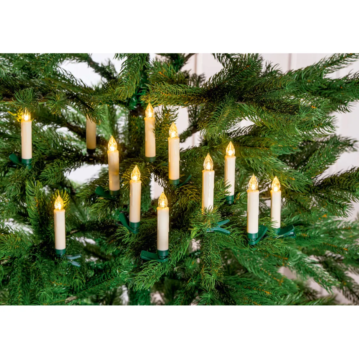 Ambientis LED-Baumkerzen-Set kabellos 10 Stück für Außen