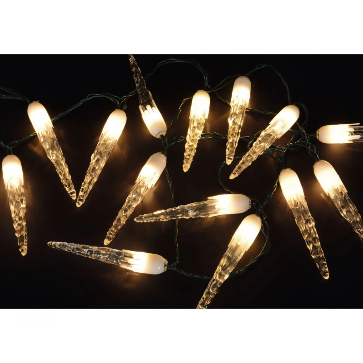 Ambientis Lichterkette Eiszapfen 30 warmweiße LED