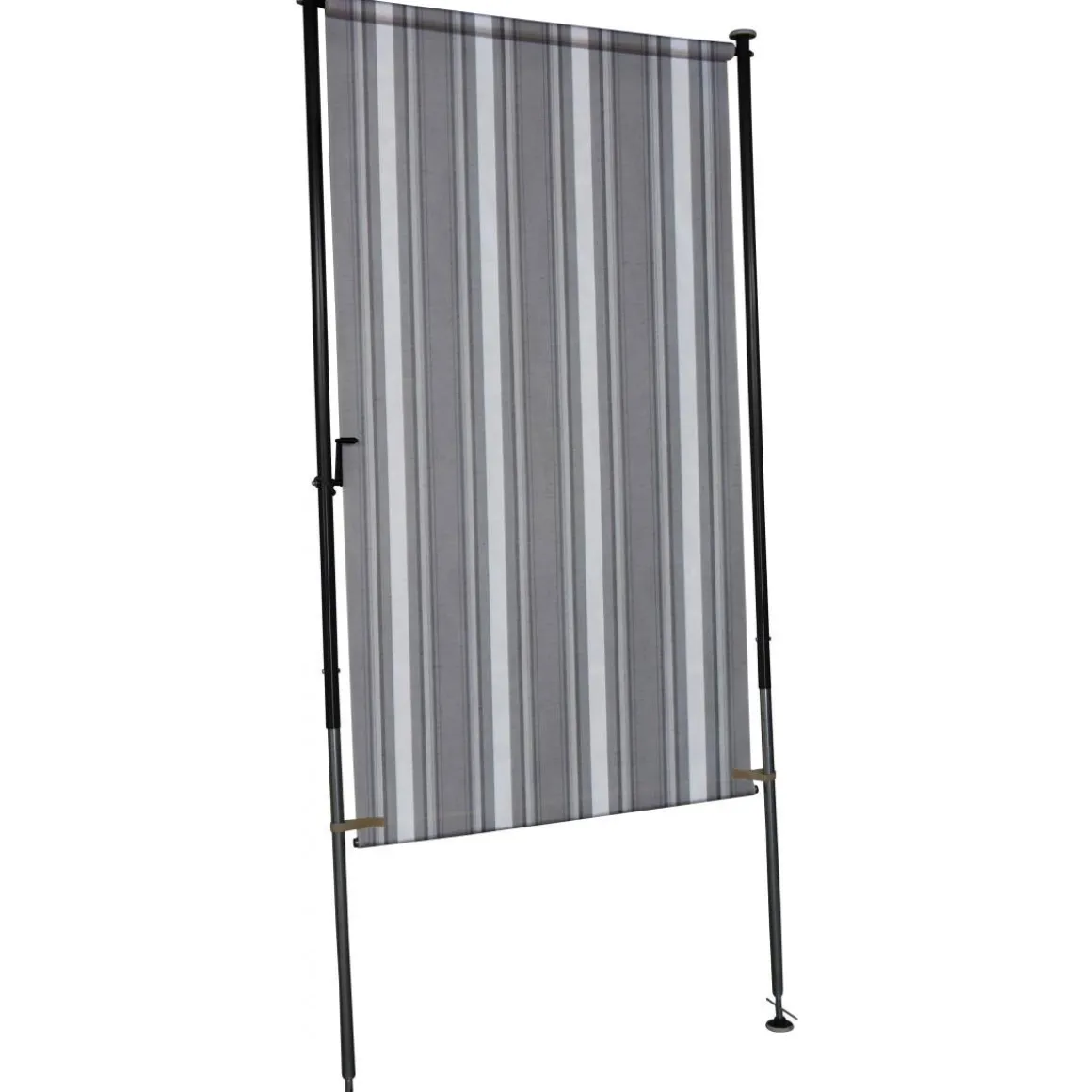 Angerer Freizeitmöbel GmbH Balkonsichtschutz grau gestreift, 150 cm