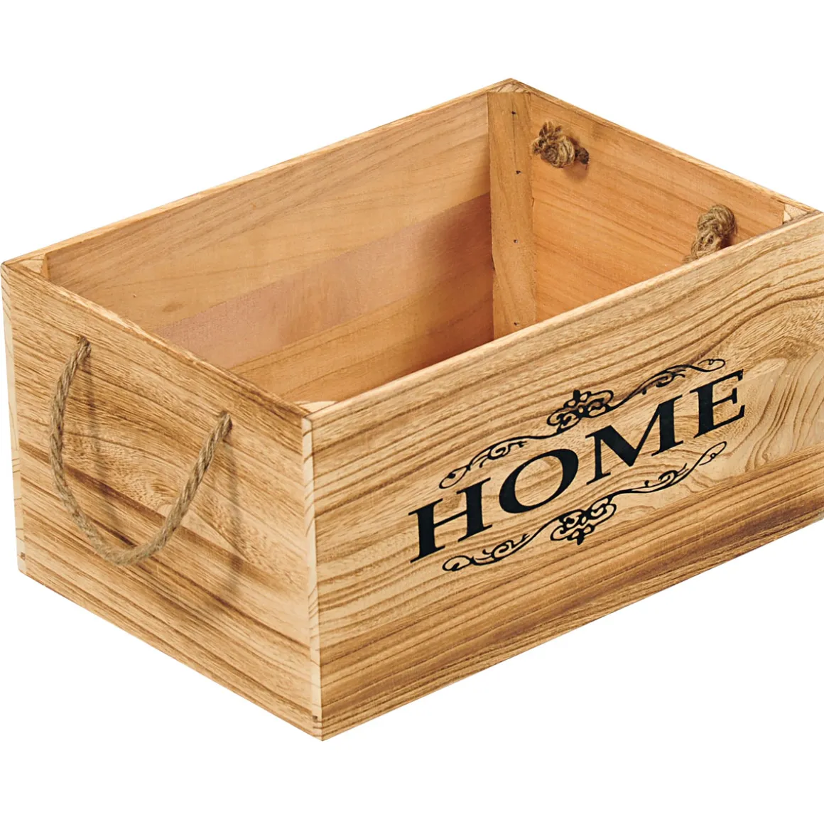 Anton Kesper Aufbewahrungsbox mit Schriftzug 35 x 18 x 25 cm braun