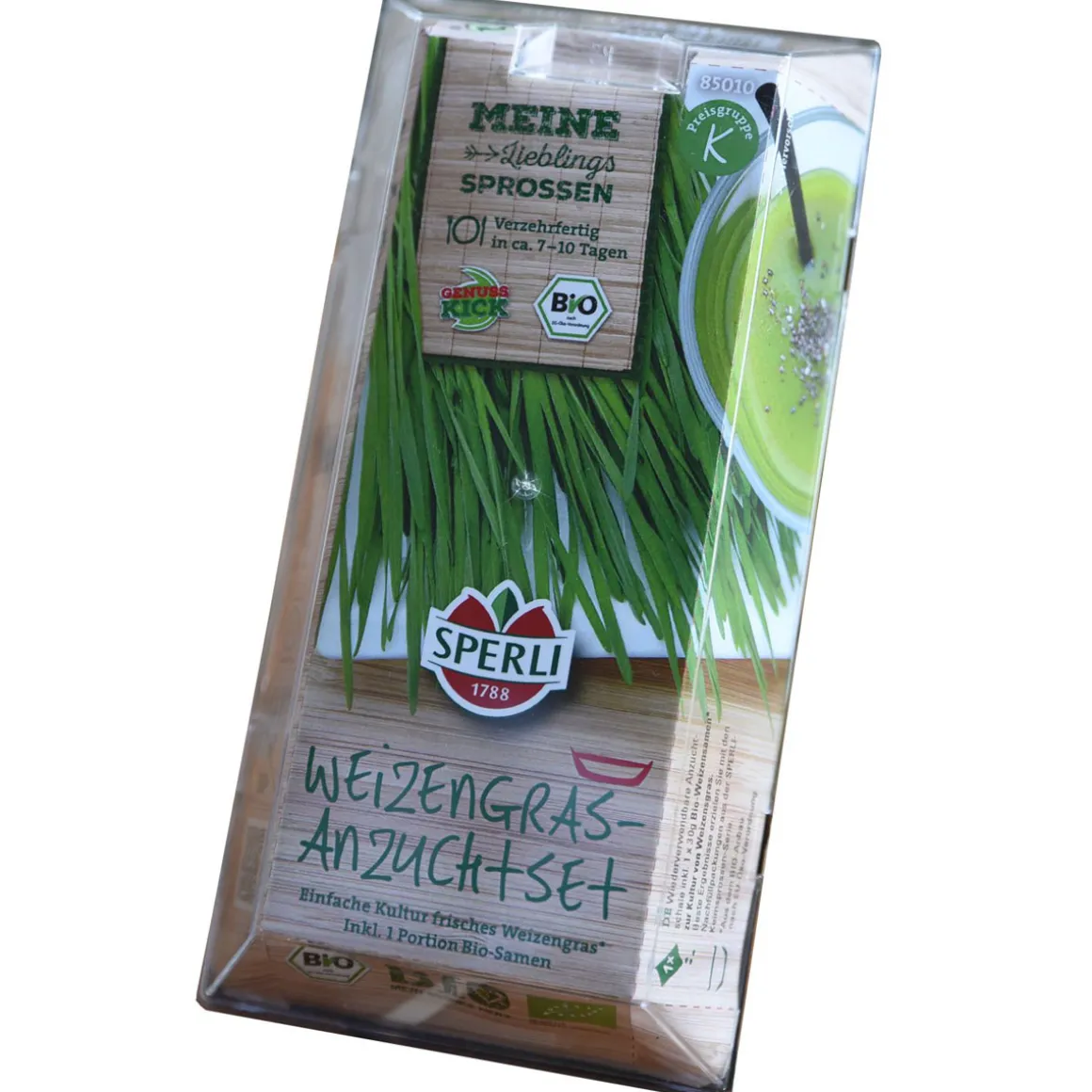 Anzuchtset Weizengras inkl 1 Portion Bio-Saatgut