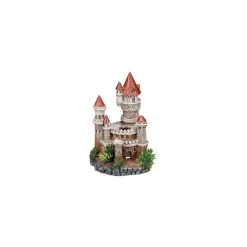 Aqua Ornaments Schloss mit Pflanzen 12 x 10,5 x 18 cm