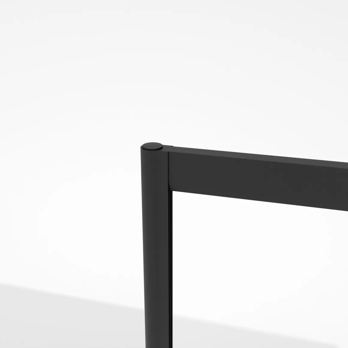 Aurlane Badewannenfaltwand Triple schwarz 125 143 cm