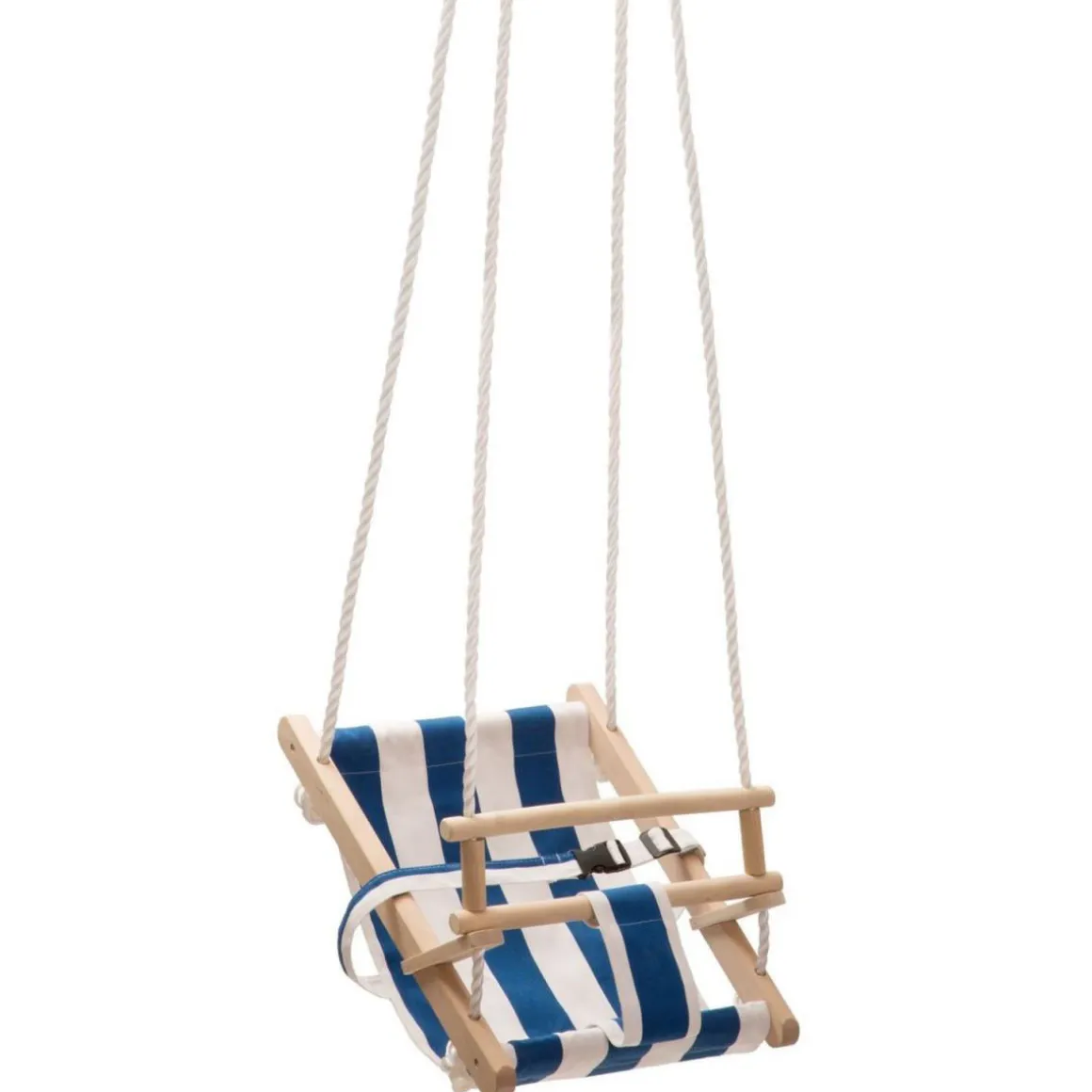 Bambini Schaukel blau-weiss