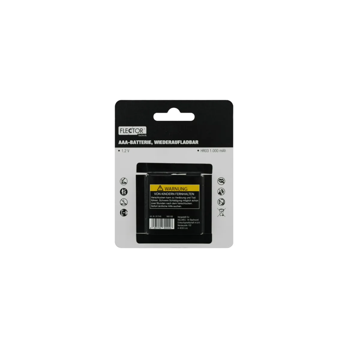 Basic Akku AAA 1000mAh 4 Stück