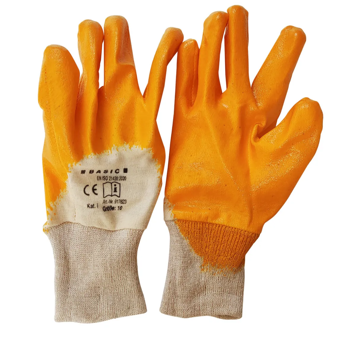 Basic Handschuh mit Noppen Nitril