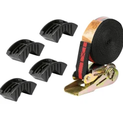 Basic Spanngurtset mit 4 Schutzbacken