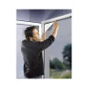 Basic Tür Fliegengitter 110 x 210 cm schwarz