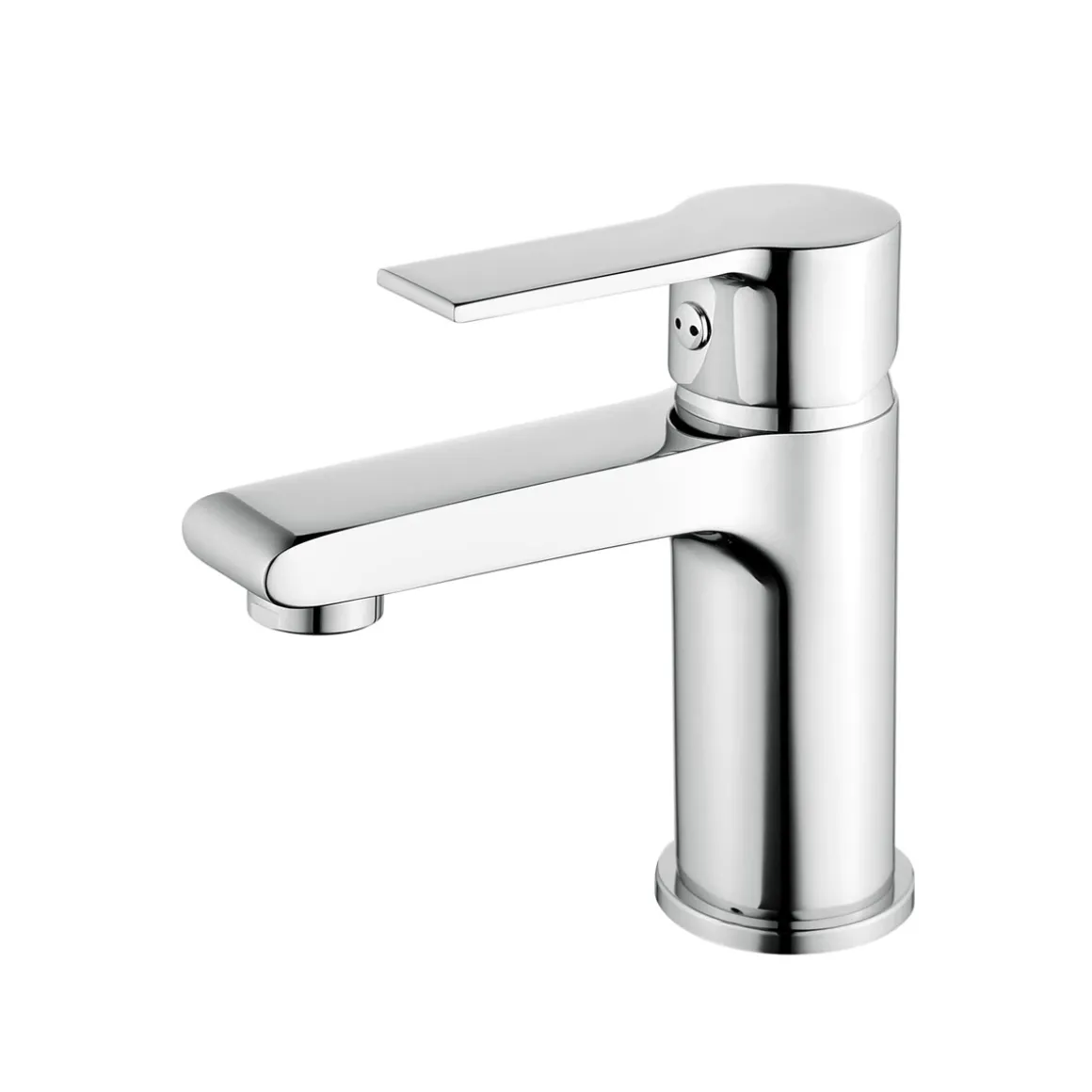 Basic Waschtischarmatur Arles chrom mit EcoKlick-Funktion inkl Ablaufgarnitur