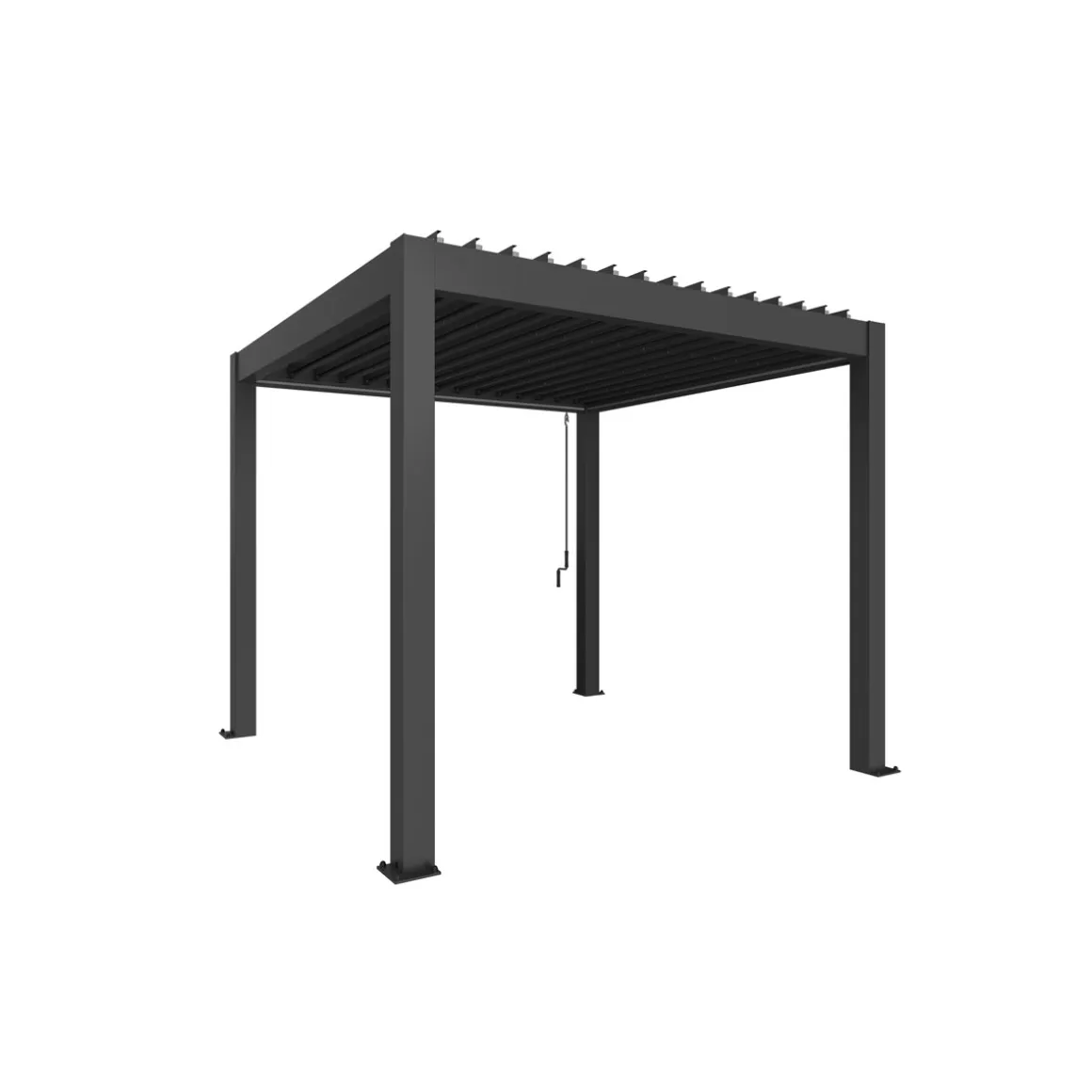 Biohort Pergola Gr. 3 x 3 dunkelgrau-metallic