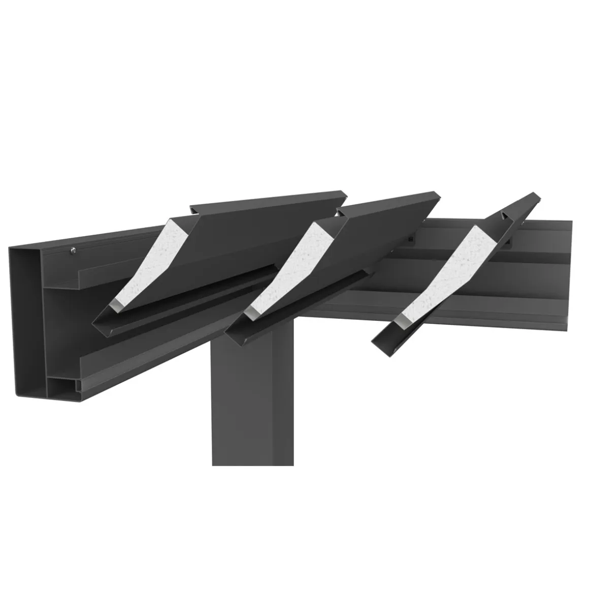 Biohort Pergola Gr. 3 x 3 dunkelgrau-metallic