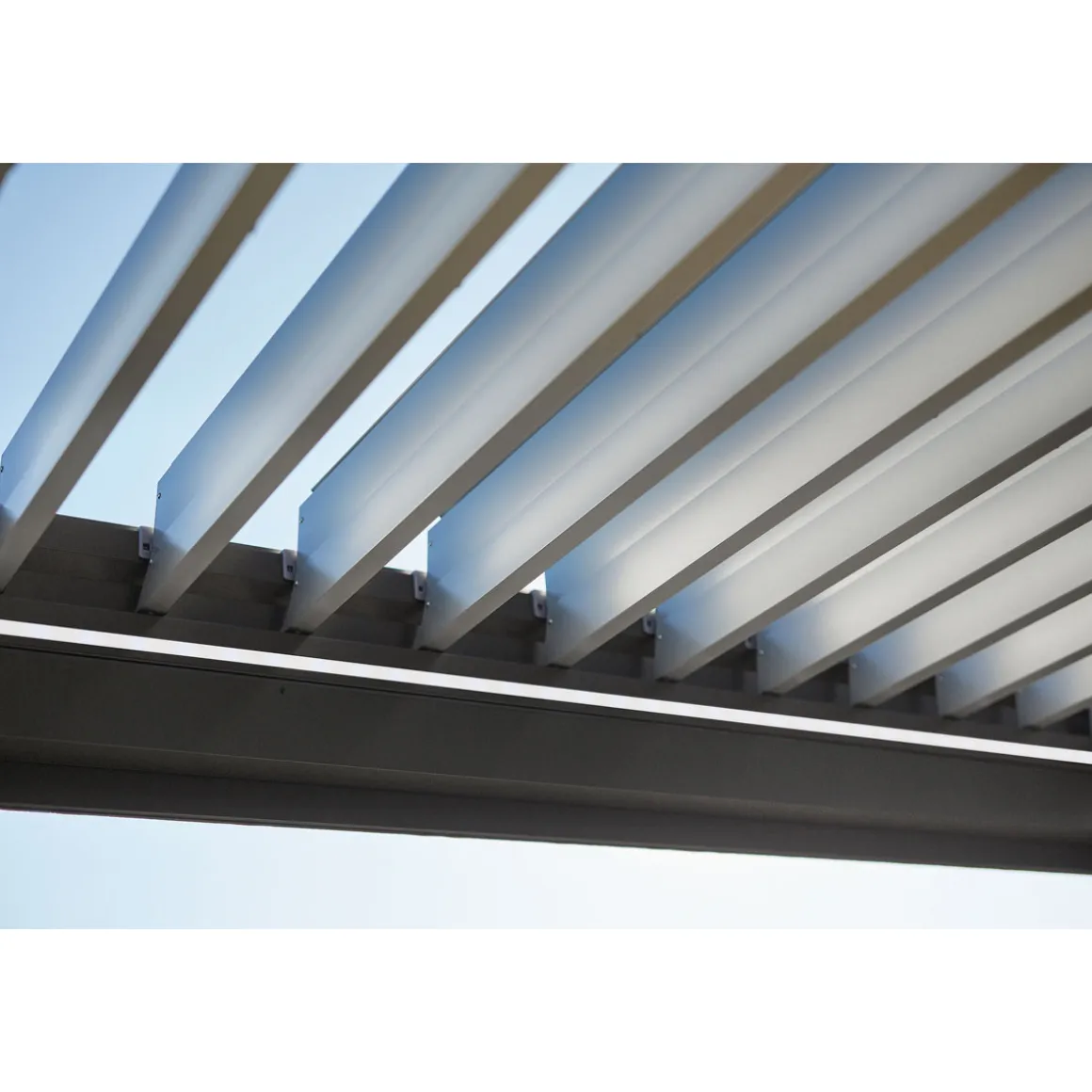 Biohort Pergola Gr. 4 x 3,5 quarzgrau/silber-metallic