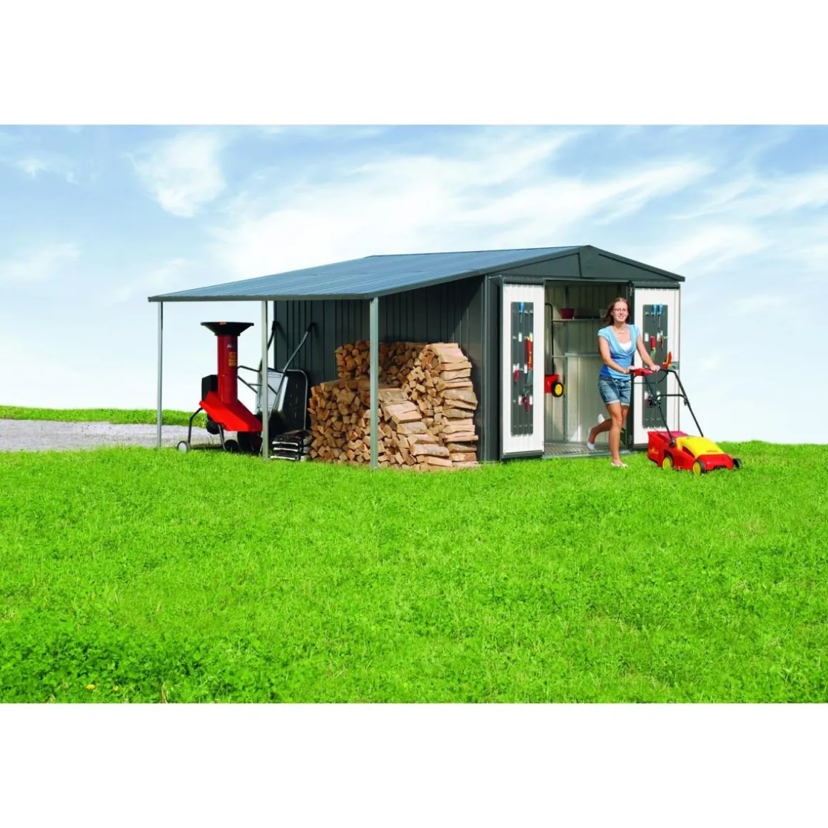Biohort Seitendach zu Europa Größe 6/7 grün