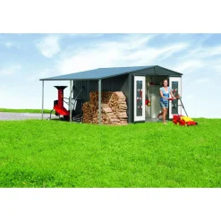 Biohort Seitendach zu Europa Größe 2/3/4A dunkelgrau-metallic