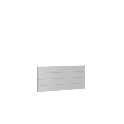 Biohort Wandpaneel für Sichtschutz ohne Acrylglas 200x90 silber-metallic