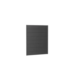 Biohort Wandpaneel für Sichtschutz ohne Acrylglas 150x180 dunkelgrau-metallic