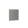 Biohort Wandpaneel für Sichtschutz ohne Acrylglas 180x180 quarzgrau-metallic