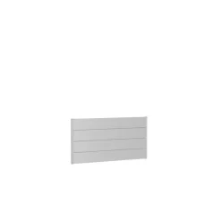 Biohort Wandpaneel für Sichtschutz ohne Acrylglas 180x90 silber-metallic