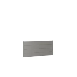 Biohort Wandpaneel für Sichtschutz ohne Acrylglas 200x90 quarzgrau-metallic