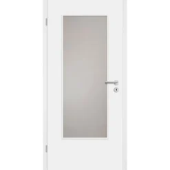 Borne Zimmertür Weißlack mit Lichtausschnitt 86 x 198,5 cm DIN links