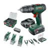 Bosch Akku-Schlagbohrschrauber UniversalImpact 18V 2 Akkus Ladegerät und Zubehör