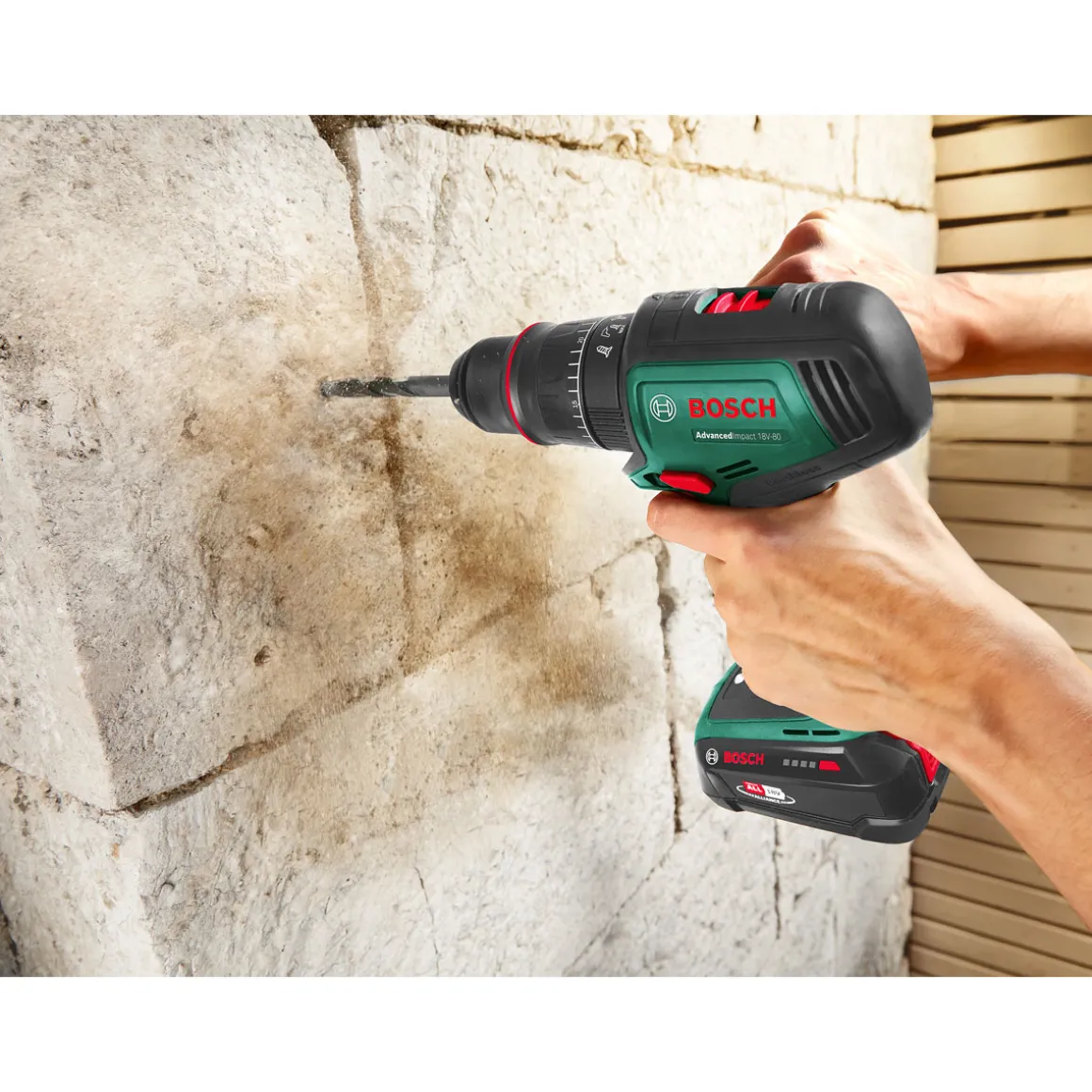 Bosch Akku- Schlagbohrmaschine AdvancedImpact 18V-80 solo