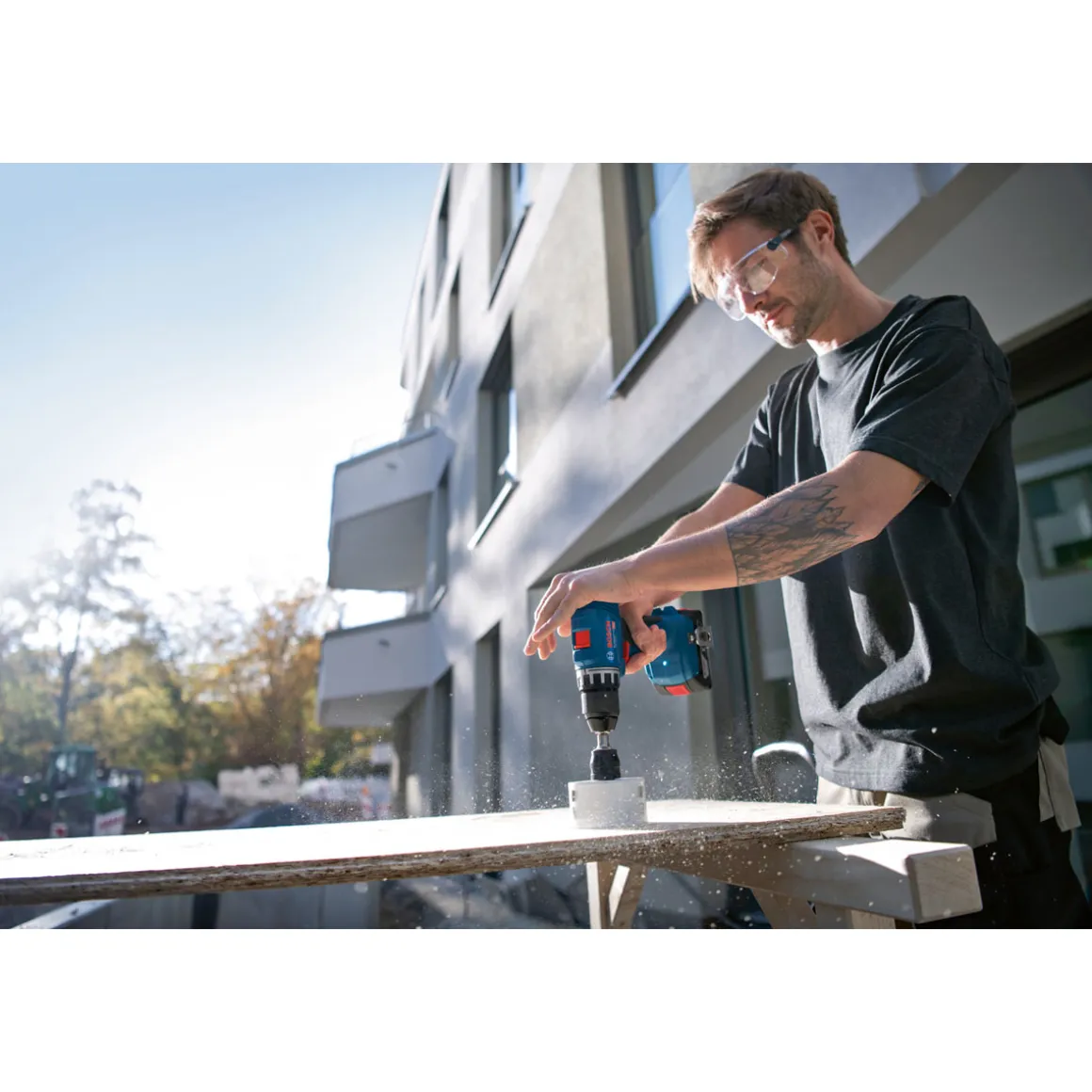 Bosch Akku-Bohrschrauber GSR 18 V-45 Professional mit L-Case Pick & Click