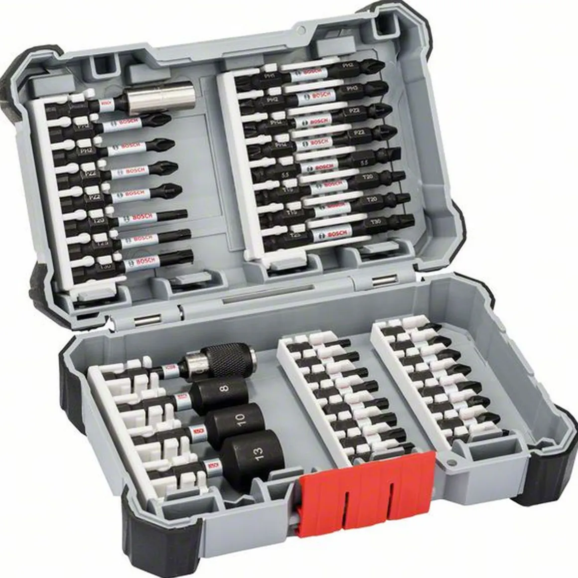 Bosch Pick and Click Impact Control SDB und Steckschlüssel 36-teilig