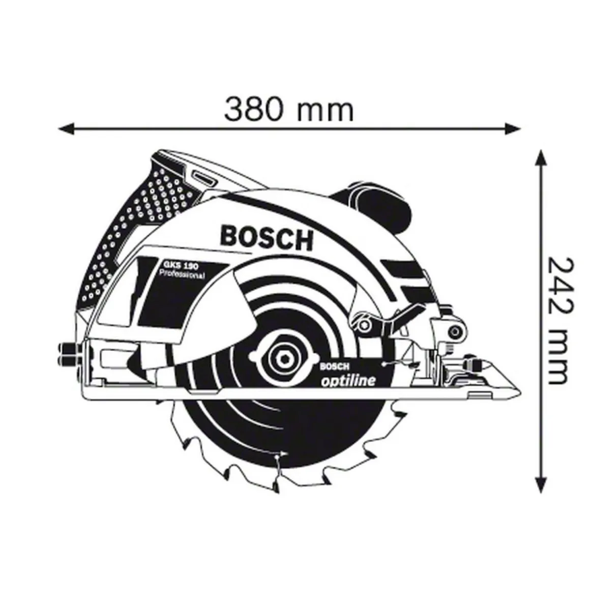 Bosch Professional Handkreissäge GKS 190 Professional