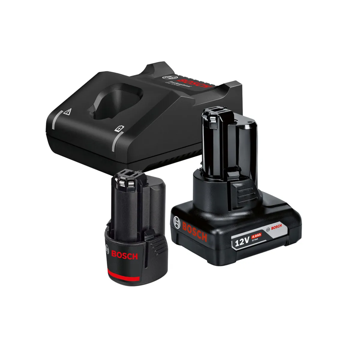 Bosch Professional Akku und Ladegerät GBA 12V und GAL 12-40 2 und 4Ah
